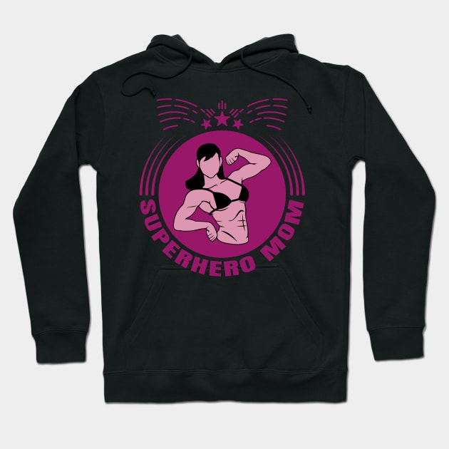 Superhero Mom-T Shirts | Mother's Day Gift Ideas Hoodie by GoodyBroCrafts